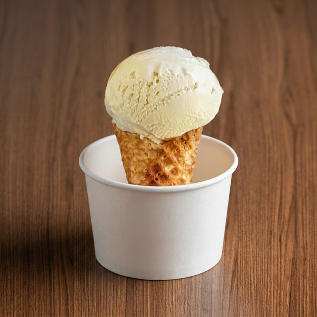 Gelato Cone.