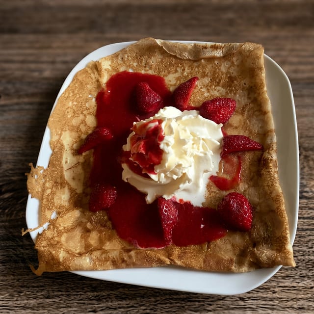Fruit Crêpe.
